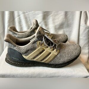 adidas UltraBoost 4.0 Cookies and Cream Men's Gray Tan Sneakers 13